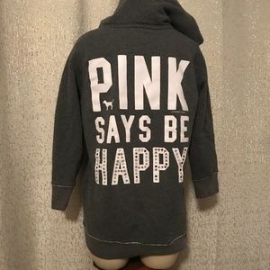 Victorias Secret Pullover Gray Hoodie, Medium